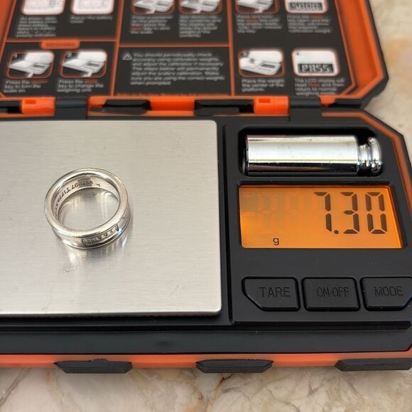 Tiffany & Co. 1837™ Concave 925 Sterling Silver Ring - Picture 10 of 11